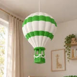 Sıcak Hava Balonu Avize - Çocuk Odası Avizesi – Yeşil