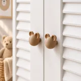 3D Ayıcık Çekmece Kulpu – Kahverengi